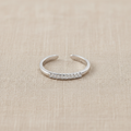 Anillo CÉLESTE cristales pavé plata Yafred