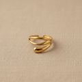 Anillo DÚO doble banda dorada Yafred