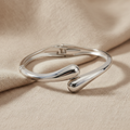 Brazalete GOUTTE gota plateada Yafred